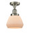 manufacturer_finish:Brushed Satin Nickel|manufacturer_glass:Matte White|light_output:220.00lm|color_temperature:2200K|cri:99