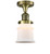 manufacturer_finish:Antique Brass|manufacturer_glass:Matte White|light_output:220.00lm|color_temperature:2200K|cri:99