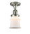 manufacturer_finish:Polished Nickel|manufacturer_glass:Matte White|light_output:600.00lm|color_temperature:2700K|cri:82