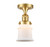 manufacturer_finish:Satin Gold|manufacturer_glass:Matte White|light_output:220.00lm|color_temperature:2200K|cri:99