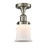 manufacturer_finish:Brushed Satin Nickel|manufacturer_glass:Matte White|light_output:220.00lm|color_temperature:2200K|cri:99