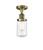 Innovations - 517-1CH-AB-G314 - One Light Semi-Flush Mount - Franklin Restoration - Antique Brass