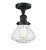 manufacturer_finish:Matte Black|manufacturer_glass:Seedy Olean|light_output:245.00lm|color_temperature:2100K|cri:98