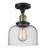 manufacturer_finish:Black Antique Brass|manufacturer_glass:Seedy|light_output:600.00lm|color_temperature:2700K|cri:82