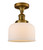 manufacturer_finish:Brushed Brass|manufacturer_glass:Matte White|light_output:220.00lm|color_temperature:2200K|cri:99