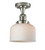 manufacturer_finish:Polished Nickel|manufacturer_glass:Matte White|light_output:600.00lm|color_temperature:2700K|cri:82