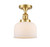 manufacturer_finish:Satin Gold|manufacturer_glass:Matte White|light_output:220.00lm|color_temperature:2200K|cri:99