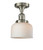 manufacturer_finish:Brushed Satin Nickel|manufacturer_glass:Matte White|light_output:220.00lm|color_temperature:2200K|cri:99