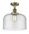 manufacturer_finish:Antique Brass|manufacturer_glass:Seedy|light_output:600.00lm|color_temperature:2700K|cri:82