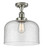 manufacturer_finish:Polished Nickel|manufacturer_glass:Seedy|light_output:600.00lm|color_temperature:2700K|cri:82