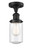 Innovations - 517-1CH-BK-G314 - One Light Semi-Flush Mount - Franklin Restoration - Matte Black