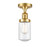 Innovations - 517-1CH-SG-G314 - One Light Semi-Flush Mount - Franklin Restoration - Satin Gold