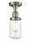Innovations - 517-1CH-SN-G312-LED - LED Semi-Flush Mount - Franklin Restoration - Brushed Satin Nickel
