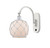 Innovations - 518-1W-WPC-G121-8RW - One Light Wall Sconce - Ballston - White Polished Chrome