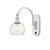 Innovations - 518-1W-WPC-G124-6 - One Light Wall Sconce - Ballston - White Polished Chrome