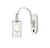 Innovations - 518-1W-WPC-G802 - One Light Wall Sconce - Ballston - White Polished Chrome