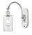 Innovations - 518-1W-WPC-G804 - One Light Wall Sconce - Ballston - White Polished Chrome
