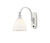 Innovations - 518-1W-WPC-GBD-751 - One Light Wall Sconce - Ballston - White Polished Chrome