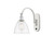 Innovations - 518-1W-WPC-GBD-752 - One Light Wall Sconce - Ballston - White Polished Chrome