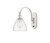Innovations - 518-1W-WPC-GBD-754 - One Light Wall Sconce - Ballston - White Polished Chrome