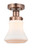 Innovations - 616-1F-AC-G191 - One Light Semi-Flush Mount - Edison - Antique Copper