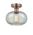 Innovations - 616-1F-AC-G249 - One Light Flush Mount - Edison - Antique Copper