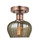 Innovations - 616-1F-AC-G96 - One Light Semi-Flush Mount - Edison - Antique Copper