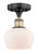 Innovations - 616-1F-BAB-G91 - One Light Semi-Flush Mount - Edison - Black Antique Brass