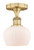 Innovations - 616-1F-BB-G91 - One Light Semi-Flush Mount - Edison - Brushed Brass