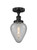 Innovations - 616-1F-BK-G165 - One Light Semi-Flush Mount - Edison - Matte Black