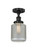 Innovations - 616-1F-BK-G262 - One Light Semi-Flush Mount - Edison - Matte Black