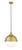 Innovations - 616-1PH-BB-HFS-122-BB-LED - LED Pendant - Edison - Brushed Brass