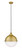 Innovations - 616-1PH-BB-HFS-124-BB - One Light Pendant - Edison - Brushed Brass