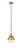 Innovations - 616-1PH-BB-HFS-64-BB-LED - LED Mini Pendant - Edison - Brushed Brass