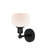Edison One Light Wall Sconce (616-1W-BK-G91)