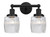 Innovations - 616-2W-BK-G302 - Two Light Bath Vanity - Edison - Matte Black