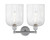 Edison Two Light Bath Vanity (616-2W-PC-G559-8SDY)
