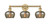 Innovations - 616-3W-BB-G96 - Three Light Bath Vanity - Edison - Brushed Brass