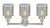 Edison Three Light Bath Vanity (616-3W-SN-G262)