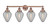 Innovations - 616-4W-AC-G165 - Four Light Bath Vanity - Edison - Antique Copper