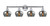 Innovations - 616-4W-PC-G93 - Four Light Bath Vanity - Edison - Polished Chrome