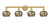 Innovations - 616-4W-SG-G96 - Four Light Bath Vanity - Edison - Satin Gold