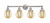 Innovations - 616-4W-SN-G208-6 - Four Light Bath Vanity - Edison - Brushed Satin Nickel