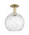Innovations - 716-1C-AB-G1215-10 - One Light Semi-Flush Mount - Arcadia - Antique Brass