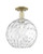 Innovations - 716-1C-AB-G1215-12 - One Light Semi-Flush Mount - Arcadia - Antique Brass