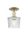 Innovations - 716-1C-AB-G402 - One Light Semi-Flush Mount - Arcadia - Antique Brass