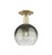 Innovations - 716-1C-AB-G483-8SL - One Light Semi-Flush Mount - Arcadia - Antique Brass