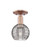 Innovations - 716-1C-AC-G1213-6SM - One Light Semi-Flush Mount - Arcadia - Antique Copper