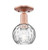 Innovations - 716-1C-AC-G1215-6 - One Light Semi-Flush Mount - Arcadia - Antique Copper