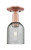 Innovations - 716-1C-AC-G257 - One Light Semi-Flush Mount - Arcadia - Antique Copper